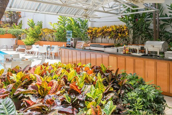 Photo of the breakfast area